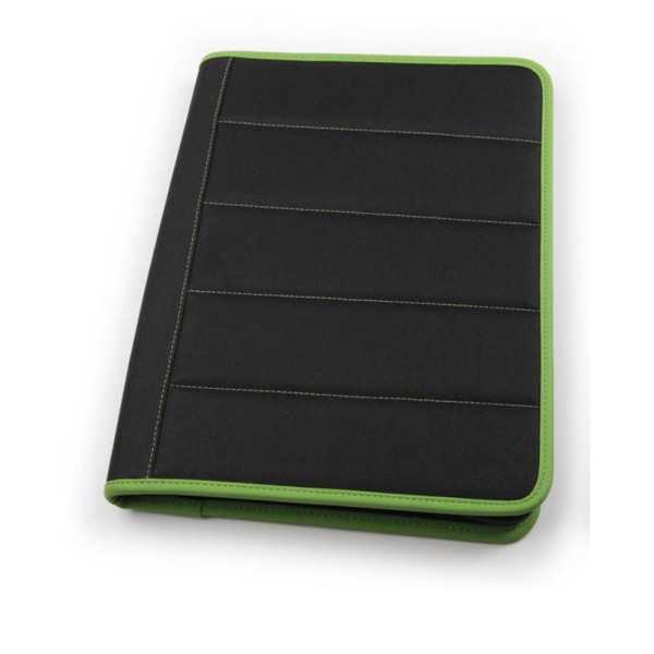 2463 - CARTELLA CONGRESSO CON BLOCK NOTES VERDE