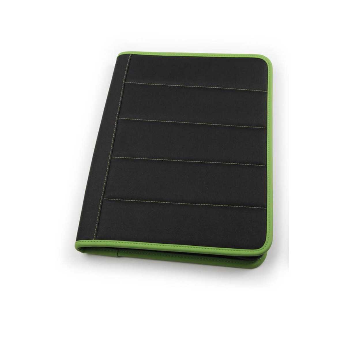 2463 - CARTELLA CONGRESSO CON BLOCK NOTES VERDE