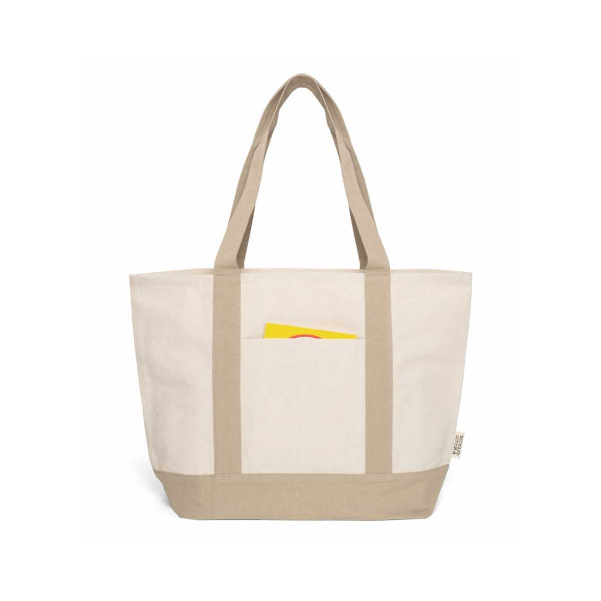 2845 Agatea - Borsa In Cotone Riciclato Dimensioni: cm 36x52x16