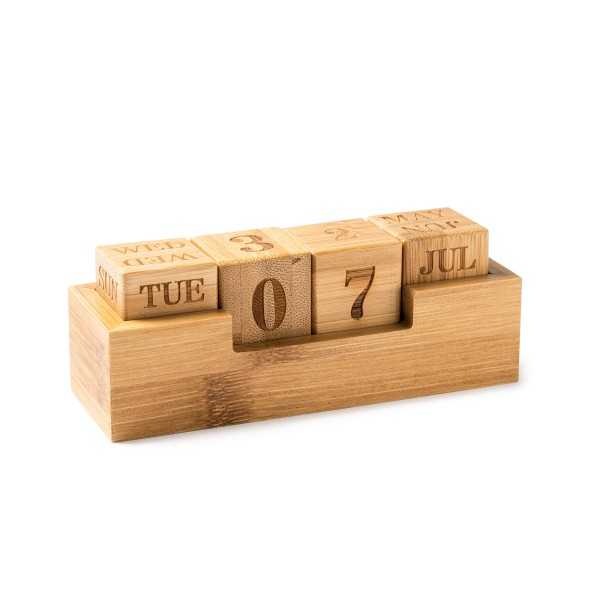 Calendario Perpetuo in Bamboo 4006 Moreno Personalizzato