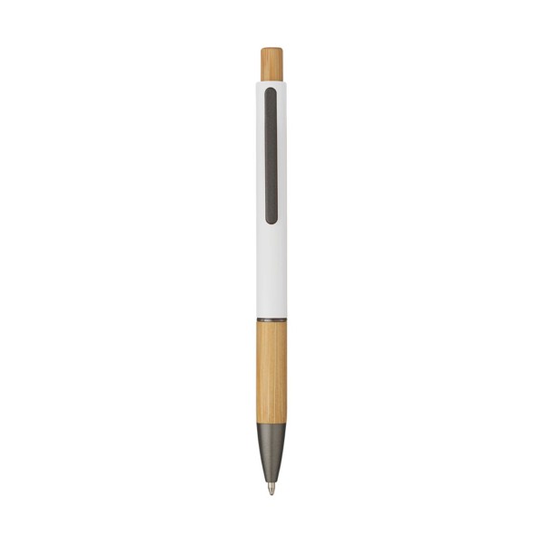 5695 Eloisa - Penna Sfera Soft Touch In Alluminio E Bamboo