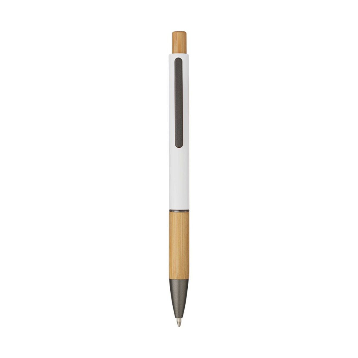 5695 Eloisa - Penna Sfera Soft Touch In Alluminio E Bamboo