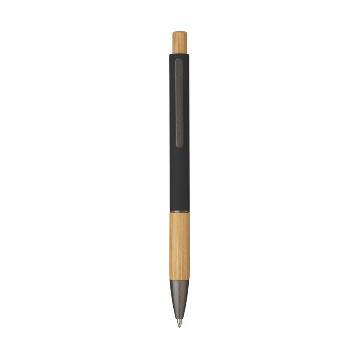 5695 Eloisa - Penna Sfera Soft Touch In Alluminio E Bamboo