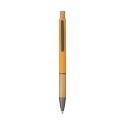 5695 Eloisa - Penna Sfera Soft Touch In Alluminio E Bamboo