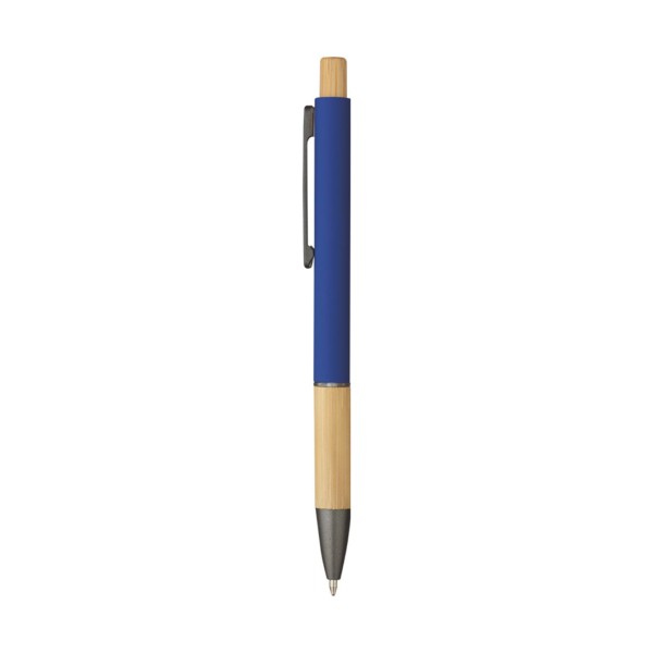5695 Eloisa - Penna Sfera Soft Touch In Alluminio E Bamboo