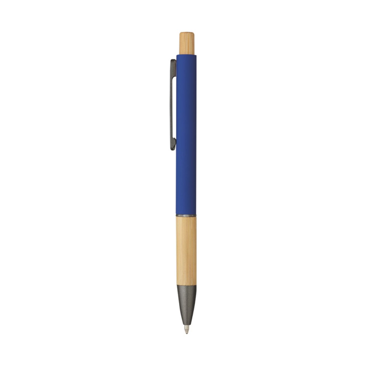 5695 Eloisa - Penna Sfera Soft Touch In Alluminio E Bamboo