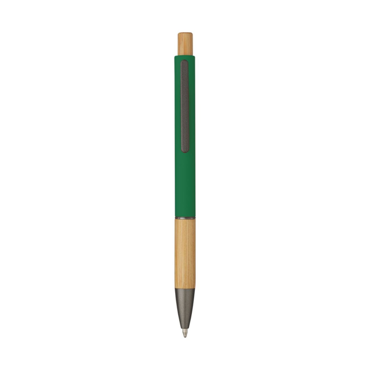 5695 Eloisa - Penna Sfera Soft Touch In Alluminio E Bamboo