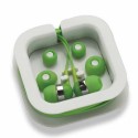6069VERDE AURICOLARI IN PLASTICA VERDE