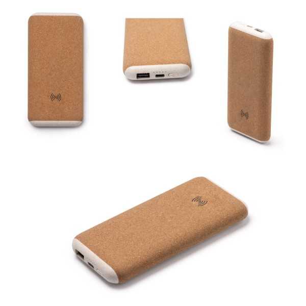 6085 Sema - Power Bank In Sughero E Fibra Di Frumento