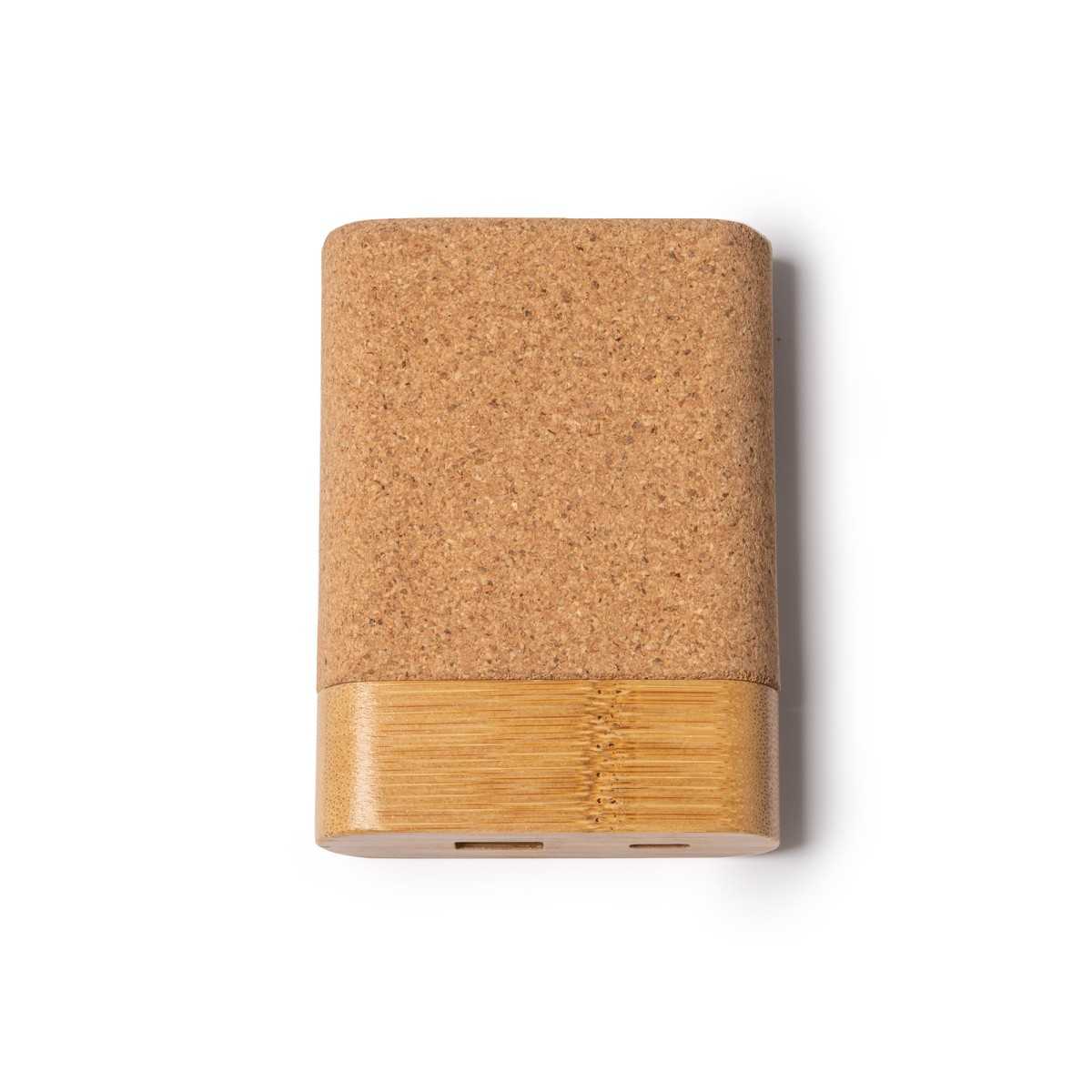 6086 Aschy - Power Bank In Sughero E Bamboo