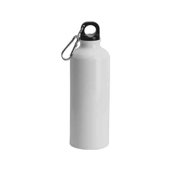 8087_S90 SYDEX500 - Borraccia con Moschettone - SILVER