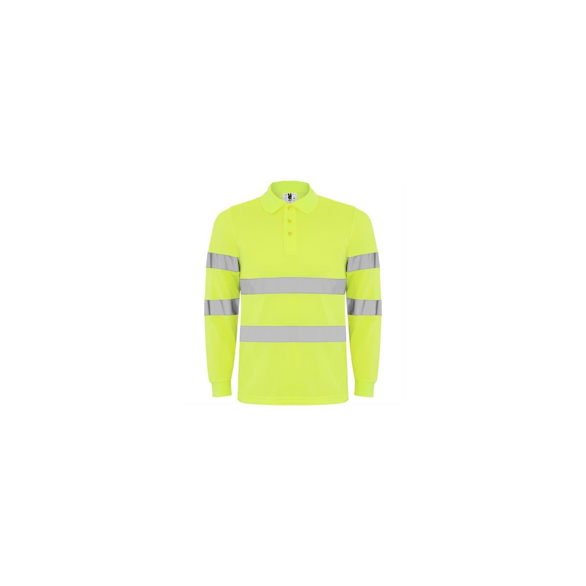 R9306 - Roly Polaris Manica Lunga Polo Uomo Alta Visibilità
