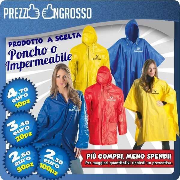 PONCHO O IMPERMEABILE PERSONALIZZATO
