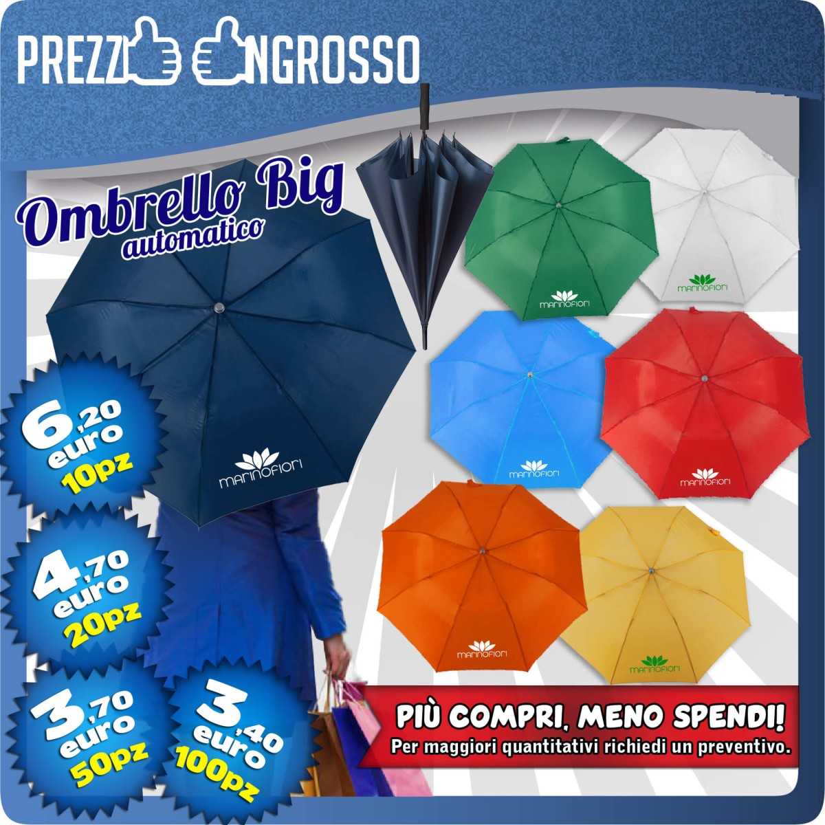 OMBRELLI BIG PERSONALIZZATI
