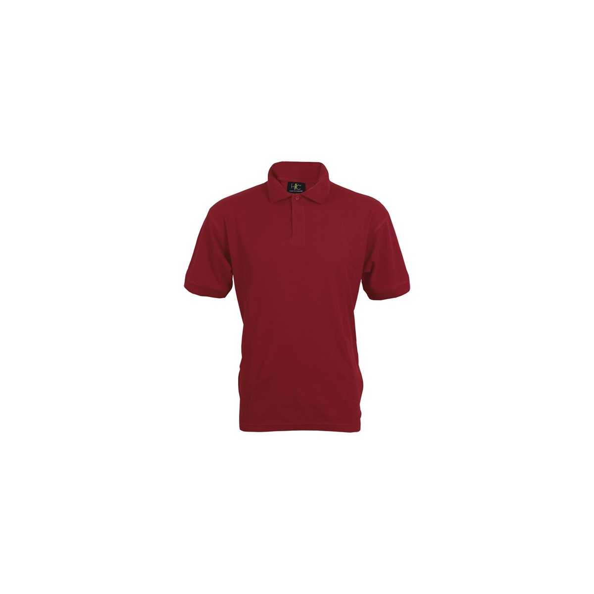 Polo Bar cotone bordeaux Personalizzato | Prezzi Ingrosso