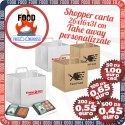 Shopper carta Take away Personalizzate
