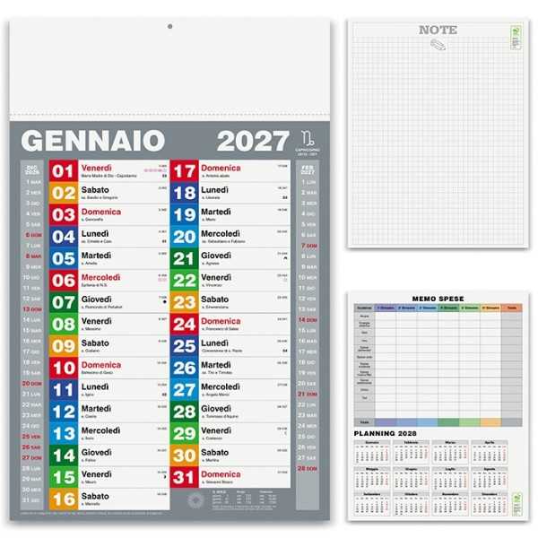 Calendario Olandese Taccuino BLOCK Personalizzato 2027