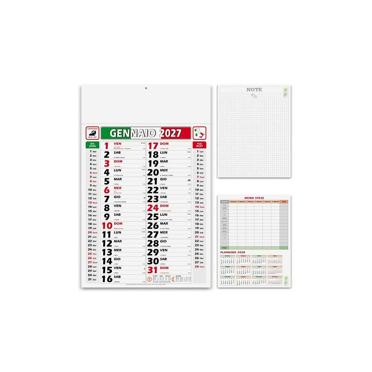 Calendario Olandese ITALY Personalizzato 2027