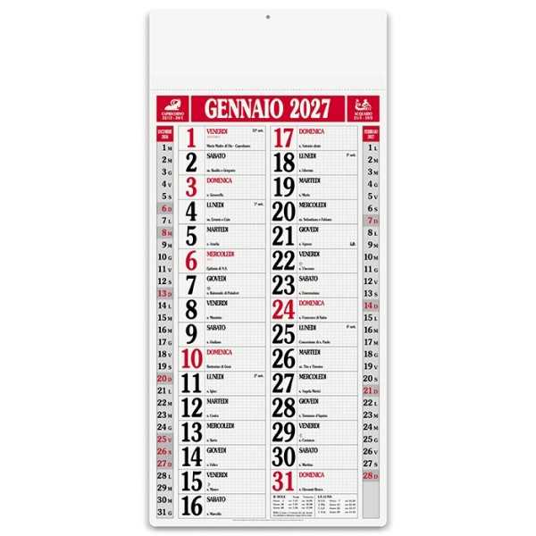 Calendario Olandese MAGNUM Personalizzato 2027 33x71 cm