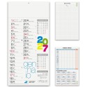 Calendario Olandese Shaded Moderno Personalizzato 2027
