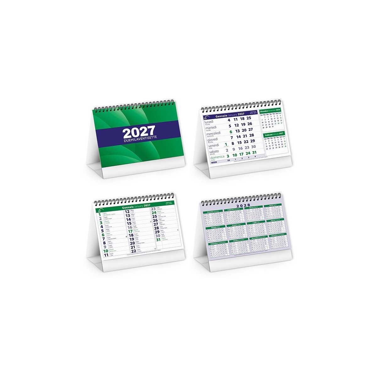 Calendario da Tavolo Midi Table Personalizzato 2027