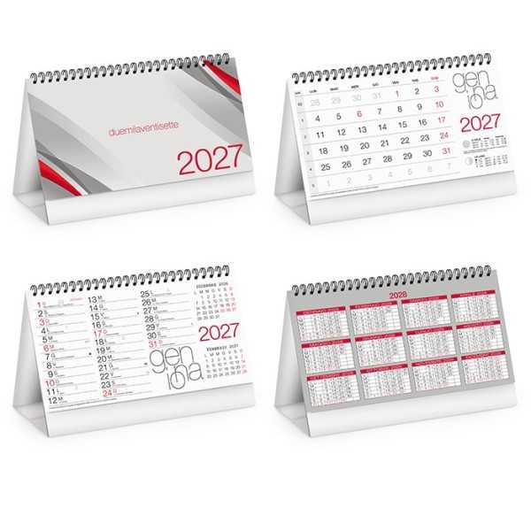 Calendario da Tavolo Mod Table Personalizzato 2027
