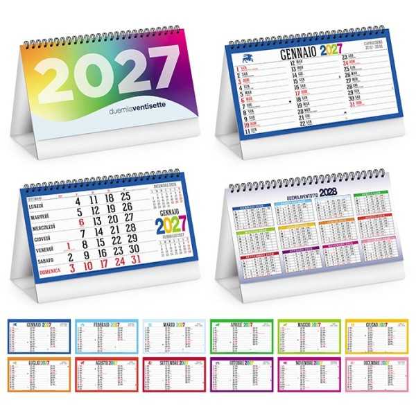 Calendario da Tavolo Swedish Table Personalizzato 2027
