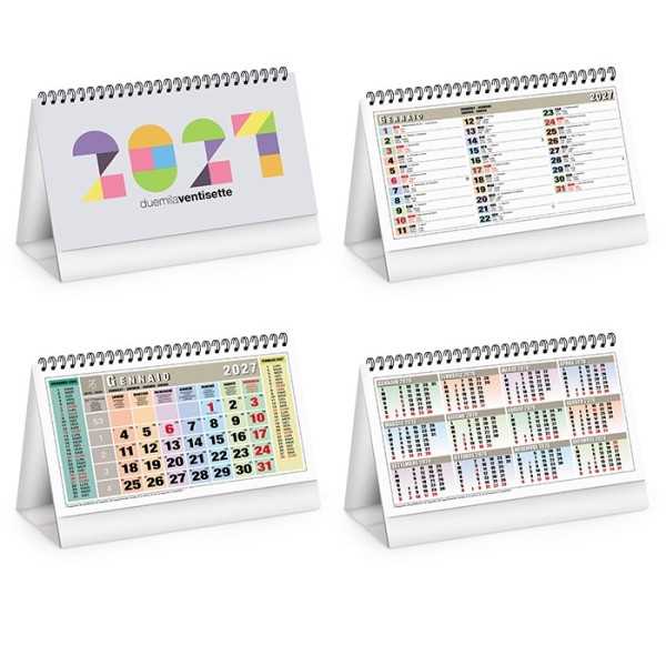 Calendario da Tavolo Square Table Personalizzato 2027