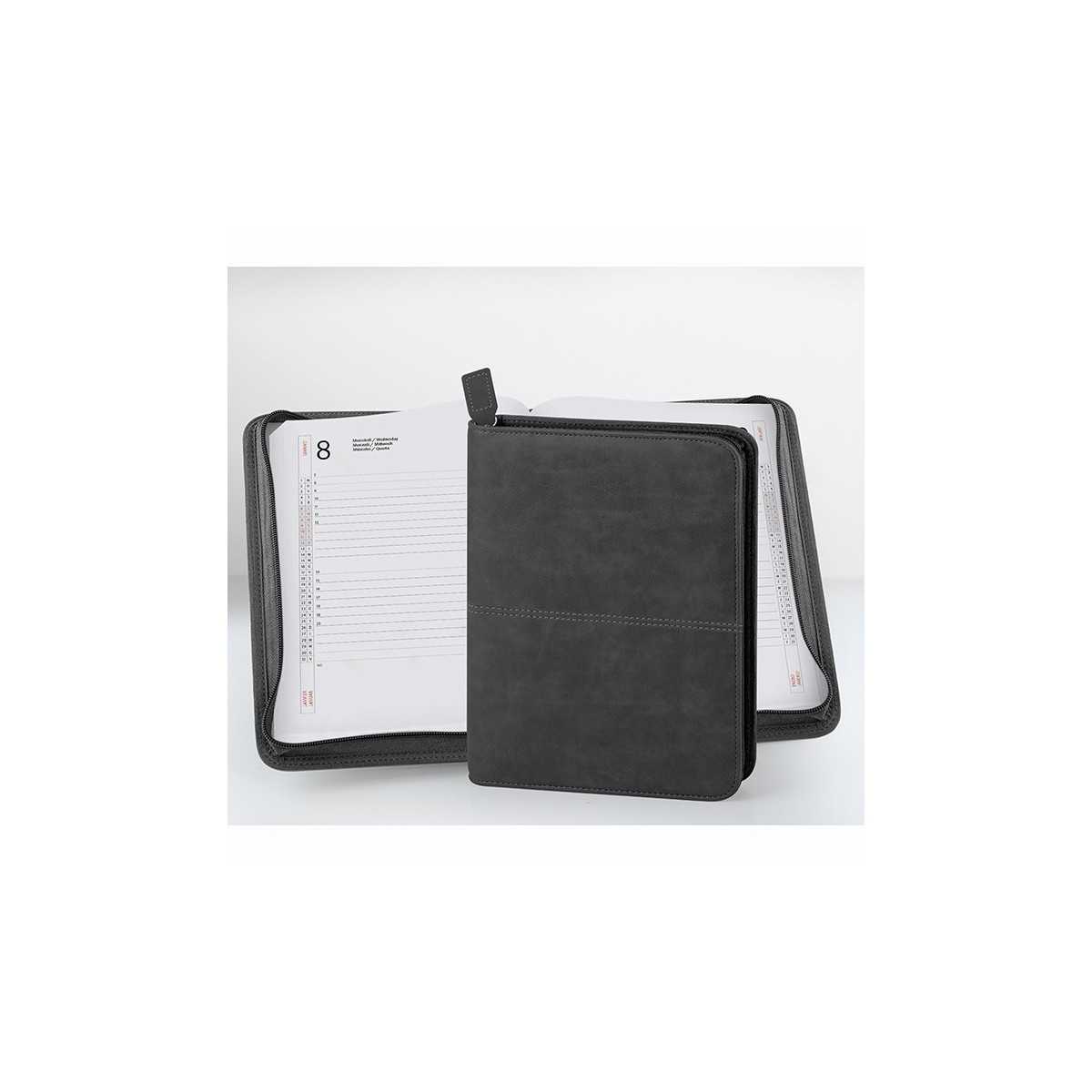 Agenda Borsello ecopelle talpa 17x24 cm Personalizzata | Prezzi Ingrosso