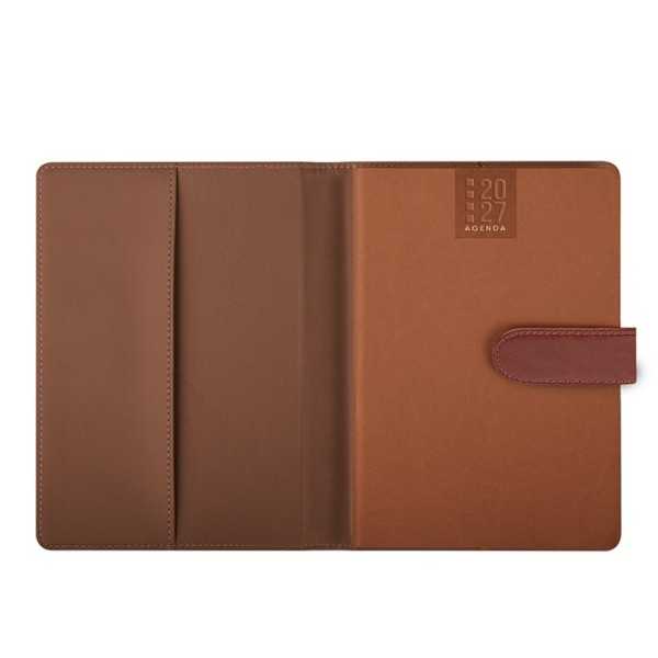 Agenda Portafoglio poliuretano termovirante nero 15x21 cm Personalizzata | Prezzi Ingrosso