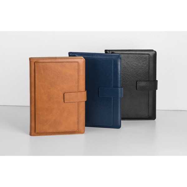 Agenda Portafoglio ecopelle nero 15x21 cm Personalizzata | Prezzi Ingrosso