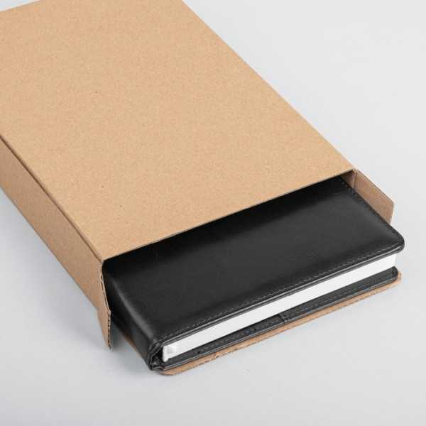 Agenda Portafoglio ecopelle nero 15x21 cm Personalizzata | Prezzi Ingrosso