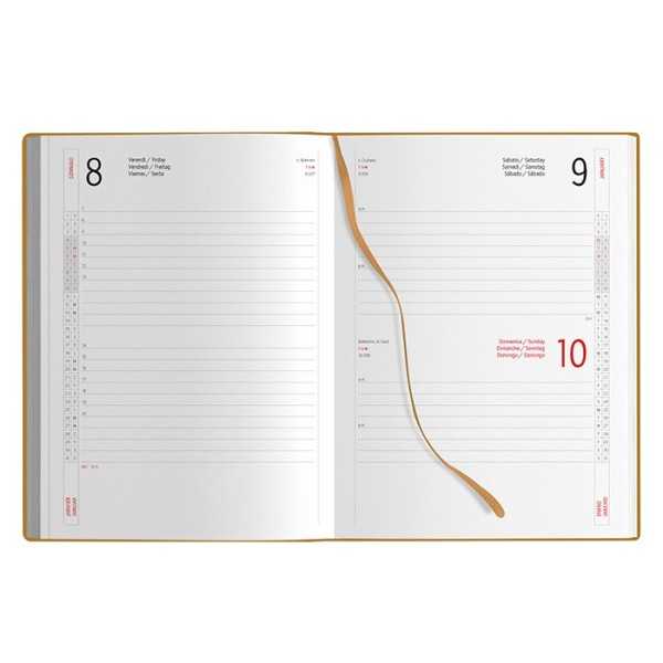 Agenda Giornaliera Eco carta naturale verde 15x21 cm per agende PB531 Personalizzata | Prezzi Ingrosso