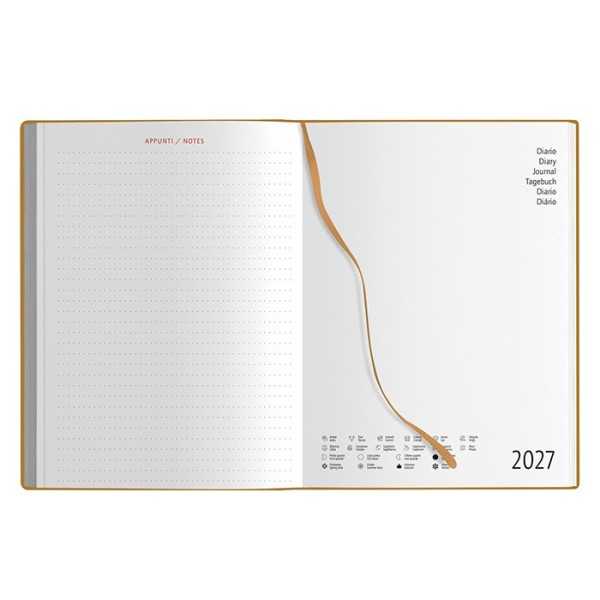 Agenda Giornaliera Eco carta naturale verde 15x21 cm per agende PB531 Personalizzata | Prezzi Ingrosso