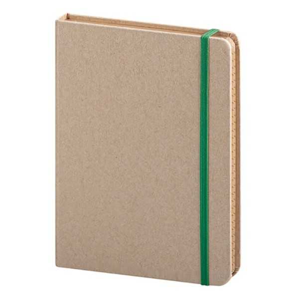 Notes Righe carta riciclata verde 15x21 cm Personalizzato | Prezzi Ingrosso