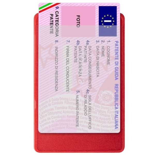 License tam rosso 5x6 cm Personalizzate | Prezzi Ingrosso
