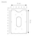 Firm plastica trasparente 9x6 cm Personalizzato | Prezzi Ingrosso