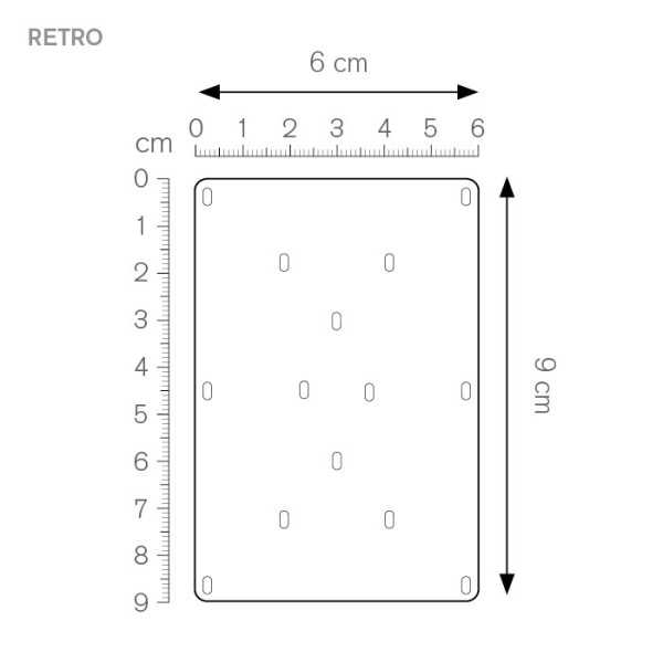 Firm plastica trasparente 9x6 cm Personalizzato | Prezzi Ingrosso