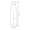STEEL MAT BOTTLE 500