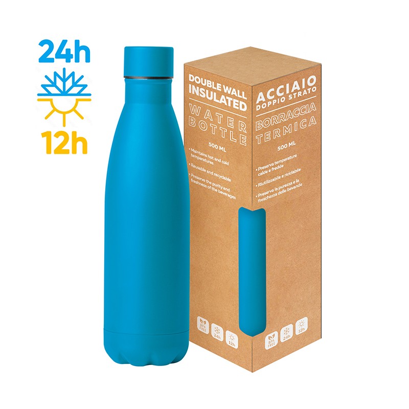 STEEL MAT BOTTLE 500 FLAT