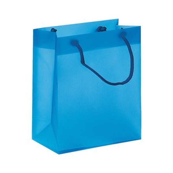 Pp Bag Ex Codice T5109 blu 27x33 cm Personalizzato | Prezzi Ingrosso