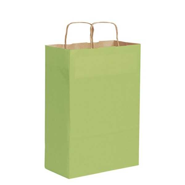 Shopper carta avana colorata rosso 28x39 cm Personalizzato | Prezzi Ingrosso