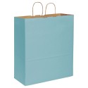 Shopper carta avana colorata verde 36x41 cm Personalizzato | Prezzi Ingrosso