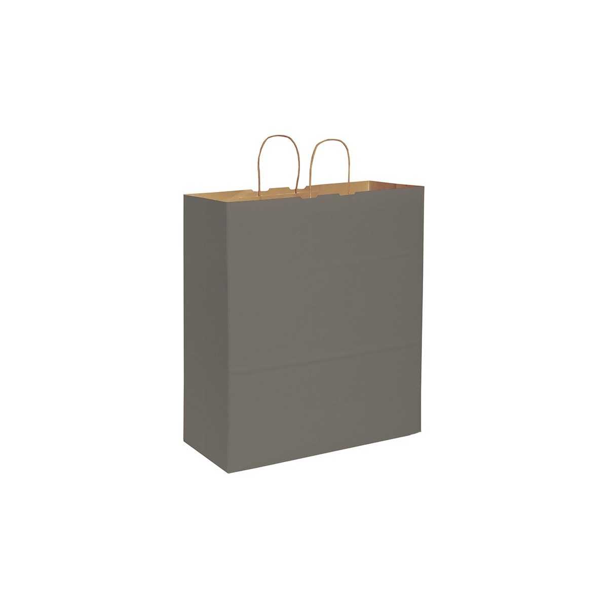 Shopper carta avana colorata verde 36x41 cm Personalizzato | Prezzi Ingrosso
