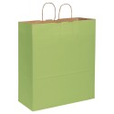Shopper carta avana colorata verde 36x41 cm Personalizzato | Prezzi Ingrosso
