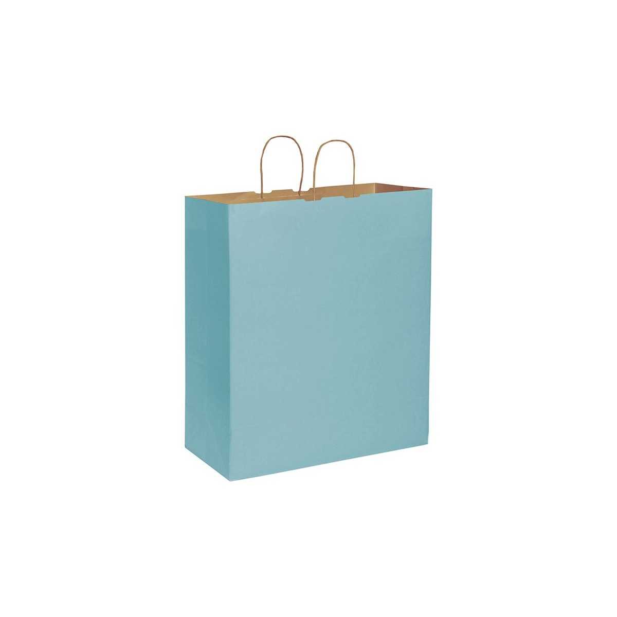Shopper carta avana colorata verde 45x48 cm Personalizzato | Prezzi Ingrosso