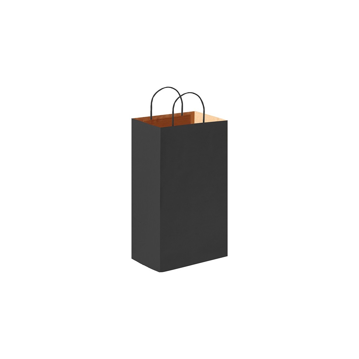 Shopper carta nero 18x8 cm Personalizzato | Prezzi Ingrosso