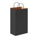 Shopper carta nero 18x8 cm Personalizzato | Prezzi Ingrosso