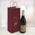 Wine carta avana riciclato verde 14x8 cm Personalizzate | Prezzi Ingrosso