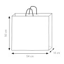 Shopper carta kraft bianca verde 54x50 cm Personalizzato | Prezzi Ingrosso